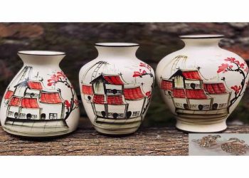 Các bước để trang trí lọ hoa