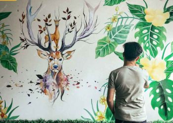 Vẻ đẹp nghệ thuật nằm ở tranh tường từ người hoạ sĩ
