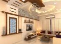 Trần thạch cao phòng khách mang lại nét đẹp hiện đại