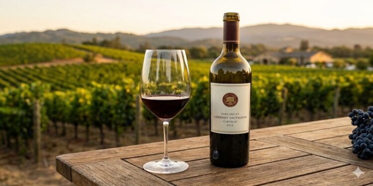 Ly Napa Valley Cabernet Sauvignon tại Thung lũng Oakville