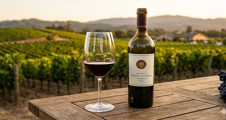 Ly Napa Valley Cabernet Sauvignon tại Thung lũng Oakville